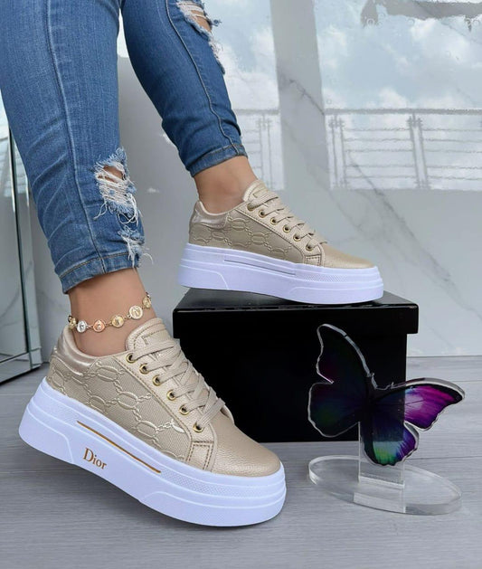 💃🏻Exclusivo - Tenis Suela Alta Dior 💎