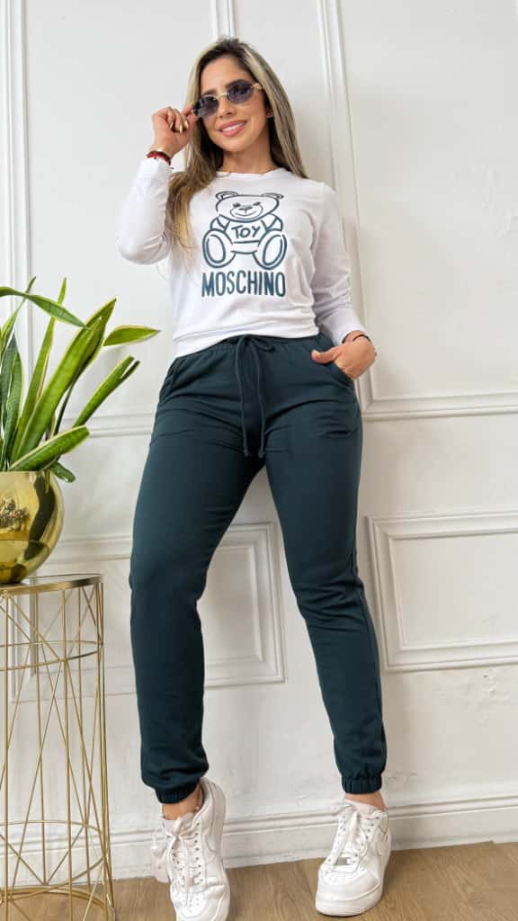 CONJUNTO 2 PIEZAS REF MOSCHINO