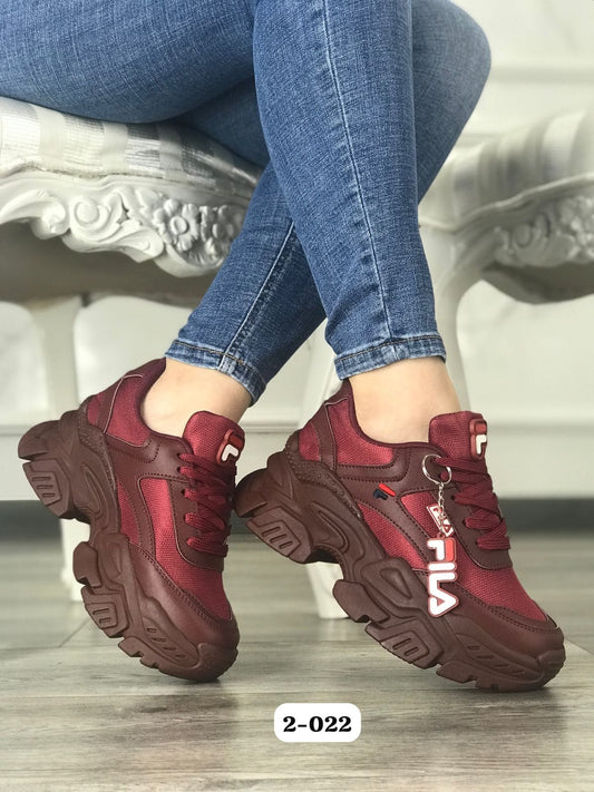 🔥 En Tendencia - Tenis Fila Plataforma ✨