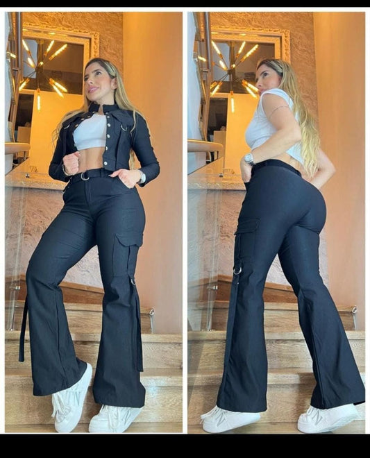 🪄En tendencia - Set 3 Piezas Tipo Cargo Talla Única 🪄