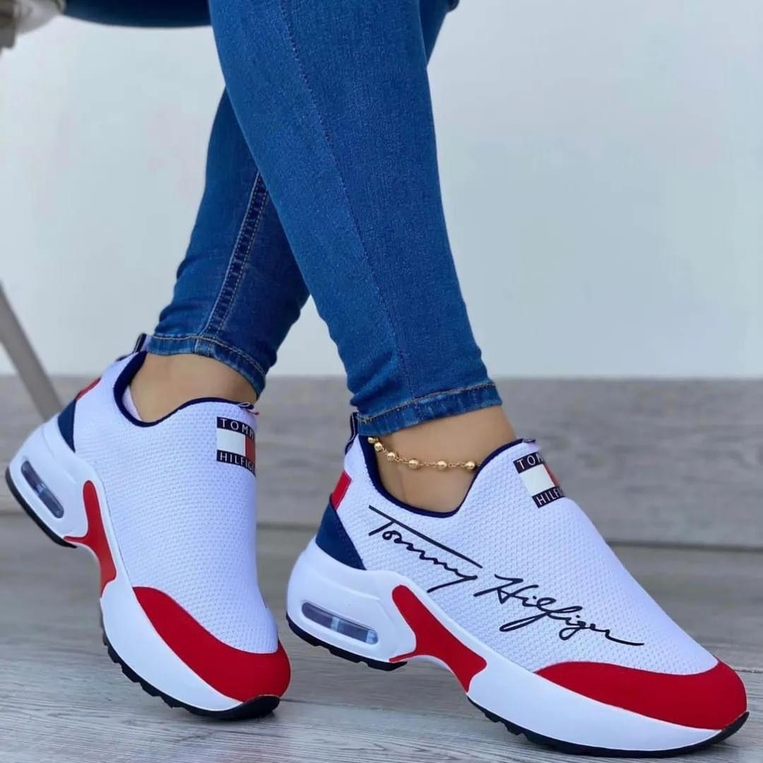 Exclusivo - Calzado Tommy Hilfiger Dama 🟦⬜🟥
