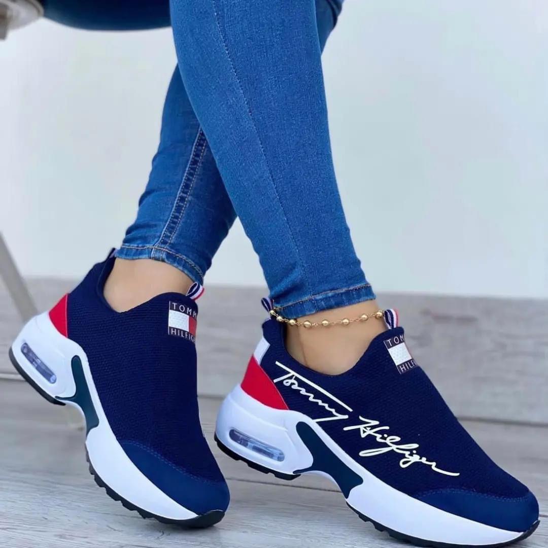 Exclusivo - Calzado Tommy Hilfiger Dama 🟦⬜🟥