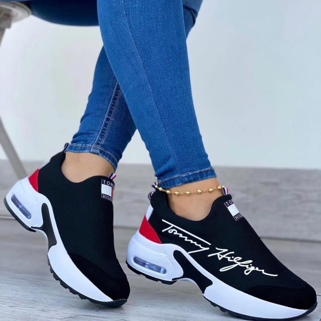 Exclusivo - Calzado Tommy Hilfiger Dama 🟦⬜🟥