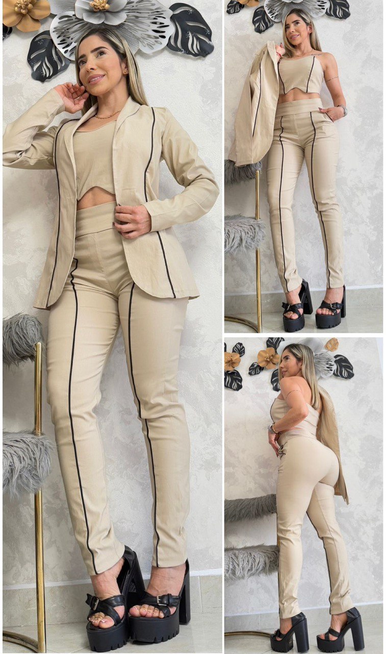 🌹Conjunto Formal 3 Piezas Anny 🌹