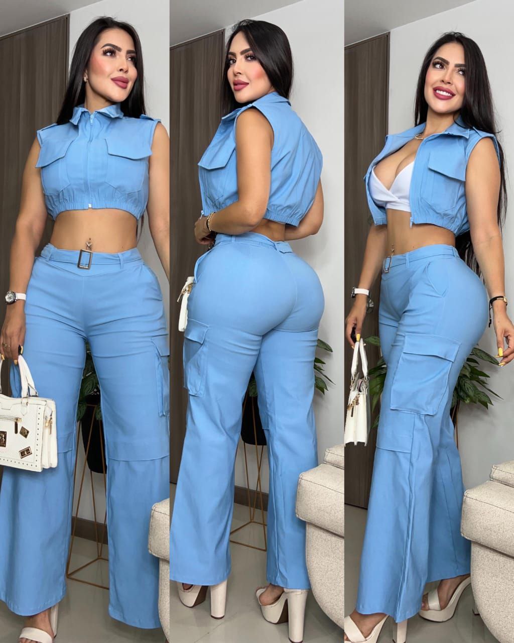 🦋CONJUNTO 3 PIEZAS MICHELL 🦋