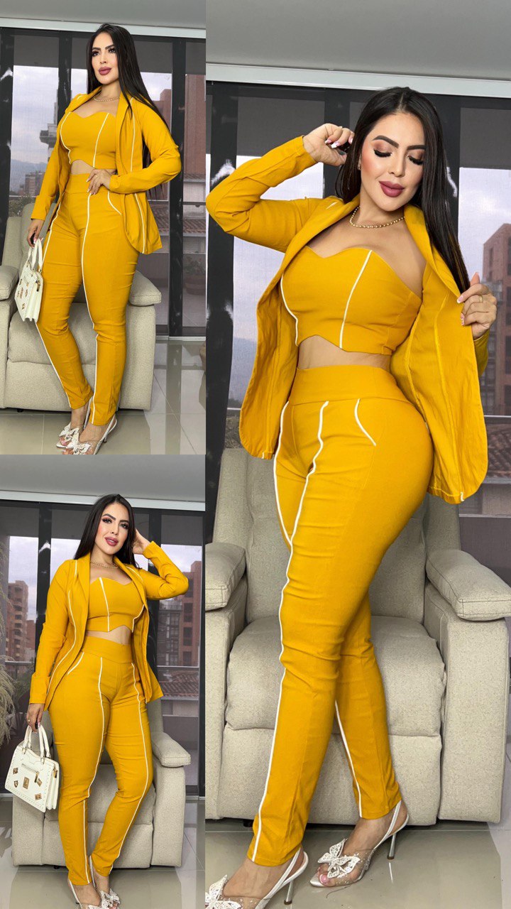 🌹Conjunto Formal 3 Piezas Anny 🌹