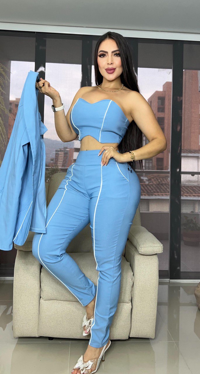🌹Conjunto Formal 3 Piezas Anny 🌹