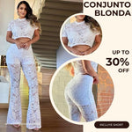 Cargar imagen en el visor de la galería, Espectacular Conjunto Blonda - Diseño Exclusivo 💃🏻
