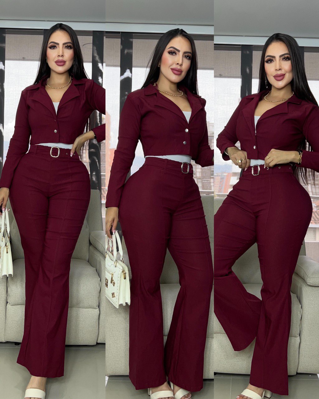 🪷SET DE 3 PIEZAS BOTA ANCHA 🪷